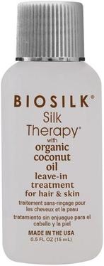 BIOSILK SILK THERAPY ORGANIC COCONUT OIL LEAVE-IN TREATMEN.., Verzenden, Nieuw