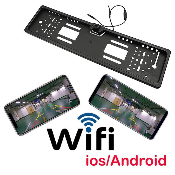 Draadloze Wifi Kenteken Camera, Auto diversen, Auto-accessoires, Verzenden