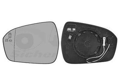 SPIEGELGLAS MET PAD VOOR FORD MONDEO 2015-2018 1925821, Auto-onderdelen, Spiegels, Nieuw, Ophalen of Verzenden