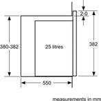 Siemens BE550LMR0 Inbouw Magnetron, Nieuw, Ophalen of Verzenden, Magnetron, Inbouw
