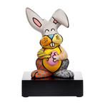 Romero Britto (1963) - sculptuur, Grey Rabbit, sold out