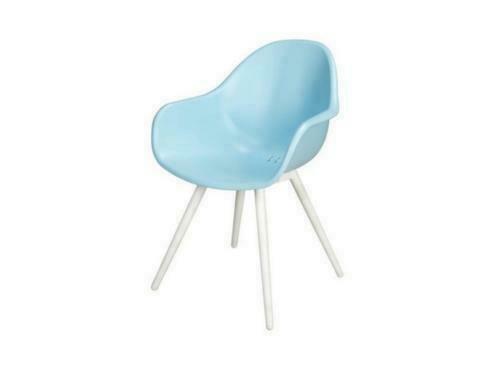 Beach7 geneva armstoel wit aqua, Tuin en Terras, Tuinsets en Loungesets, Nieuw, Kunststof