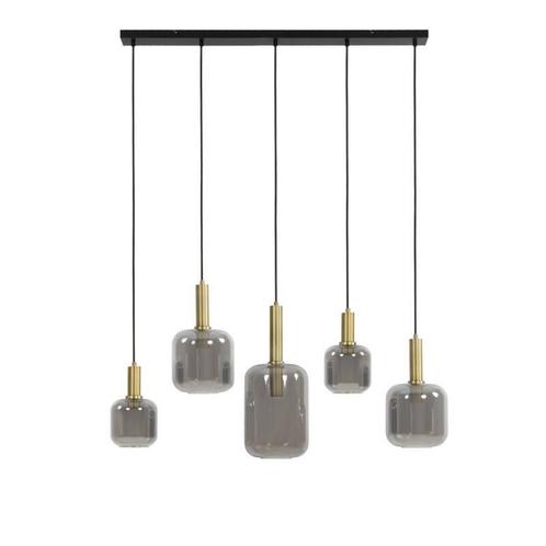 Light &amp; Living Hanglamp LEKAR 5L – 110x22x32 cm – Antiek Bro, Huis en Inrichting, Lampen | Hanglampen, Ophalen