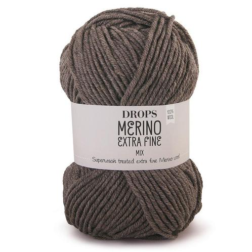 DROPS Merino Extra Fine Mix - 06 taupe - Wol Garen, Hobby en Vrije tijd, Breien en Haken, Ophalen of Verzenden