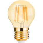 LED Lamp E27 Kogel Filament - Brinton - Amber 4W 360lm - 822, Huis en Inrichting, Led-lamp, Soft of Flame, Nieuw, E27 (groot)