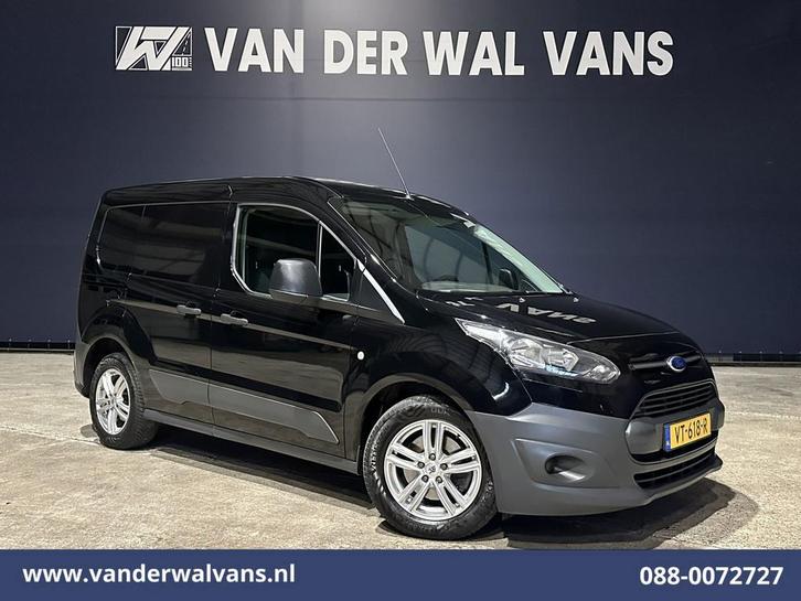 Ford Transit Connect L1 H1 | Lease vanaf 185,- p/mnd, Auto's, Ford, Dealer onderhouden, Te koop, Handgeschakeld, Diesel, Zwart