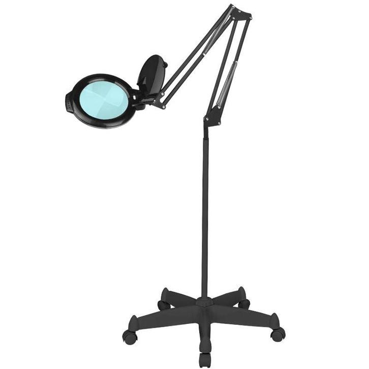 Loeplamp LED 5D op Statief met Wielen voor Manicure, Wimpers, Huis en Inrichting, Tafels | Salontafels, Ophalen of Verzenden