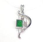 Zonder Minimumprijs - Hanger - 18 karaat Witgoud - 0.15ct., Sieraden, Tassen en Uiterlijk