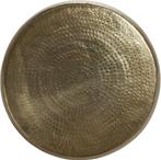 Salontafel rond - Ø 59x41 cm - Goud - WOMO-DESIGN •, Huis en Inrichting, Verzenden, Zo goed als nieuw