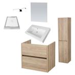 Badkamermeubelset NEXXT Small 80cm Legno Calore, Ophalen of Verzenden, Nieuw, Bad