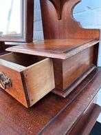 antiek Engels mahonie kaptafel, 92 cm breed, Antiek en Kunst