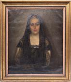 Joop Kropff (1892-1979) - Zwarte Weduwe, Antiek en Kunst, Kunst | Schilderijen | Klassiek