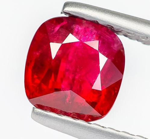 Zonder Minimumprijs Robijn - 1.09 ct - Bellerophon Gemlab -, Sieraden, Tassen en Uiterlijk, Edelstenen
