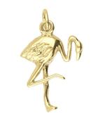 Gouden Flamingo ketting hanger, Verzenden, Nieuw