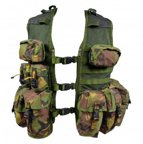 KL landmacht Tactical load carrying vest, Molle, incl. 10..., Verzamelen, Militaria | Algemeen, Landmacht, Nederland, Kleding of Schoenen