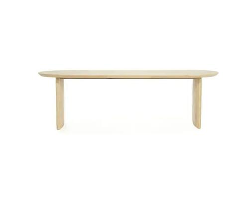 Eettafel Dex 250x100cm - naturel | Eleonora, Huis en Inrichting, Tafels | Eettafels, Nieuw, Ophalen of Verzenden