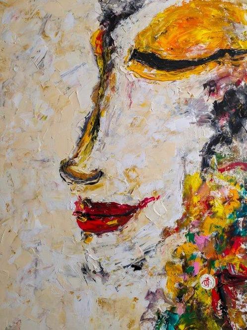 Arvydas Gaiciunas (Retne) - Ula N-8 - Abstract Expressionist, Antiek en Kunst, Kunst | Schilderijen | Modern