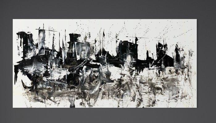 Alberto Stocco - Abstract, Antiek en Kunst, Kunst | Schilderijen | Modern