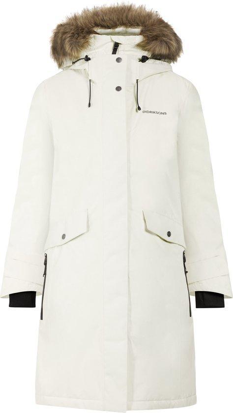Didriksons ERIKA WNS PARKA 3 Dames Outdoorjas - White Foam -, Kleding | Dames, Jassen | Winter, Nieuw, Verzenden