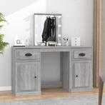 vidaXL Kaptafel met LED-verlichting 130x50x132,5 cm grijs, Huis en Inrichting, Verzenden, Nieuw