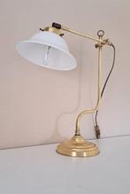 In Hoogte Verstelbare Bureaulamp - Tafellamp - Messing,