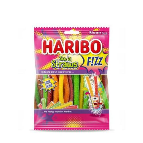 9x Haribo Soda Straws 185 gr, Diversen, Levensmiddelen, Verzenden