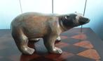 Beeldje - Ijsbeer - 20 cm - Brons