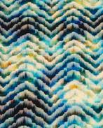 Viscose Tricot Golven Blauw, Nieuw, Blauw