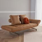 *WOONWINKEL* Innovation Living Ghia Chrome Design Slaapbank, Huis en Inrichting, Banken | Bankstellen, Verzenden, Nieuw