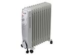 Profile Olieradiator Fogo - 11 Elementen - 2500W - Wit, Doe-het-zelf en Verbouw, Verwarming en Radiatoren, Verzenden, Nieuw