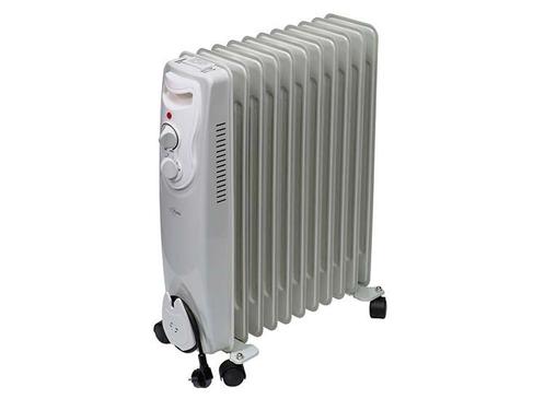 Profile Olieradiator Fogo - 11 Elementen - 2500W - Wit, Doe-het-zelf en Verbouw, Verwarming en Radiatoren, Nieuw, Verzenden