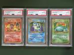 Pokémon - 3 Graded card - Charizard, Blastoise, Venusaur, Nieuw