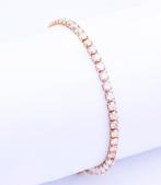 Tennis armband - 14 karaat Roségoud - 5.21ct. tw. Diamant