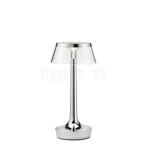 Flos Bon Jour Unplugged Acculamp LED, body chroom/kroon tran, Tuin en Terras, Verzenden, Nieuw