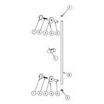 Glijstang Wiesbaden Remi 75 cm Geborsteld Messing, Doe-het-zelf en Verbouw, Sanitair, Ophalen of Verzenden, Nieuw