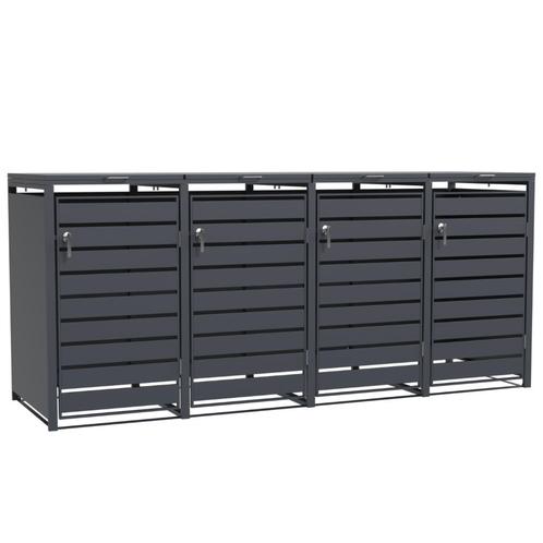 Containerberging staal 4 containers, Tuin en Terras, Bergingen en Tuinkasten, Verzenden