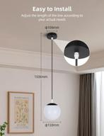 Hanglamp - RGB LED - Dimbaar - Zwart - Aigostar, Verzenden, Nieuw