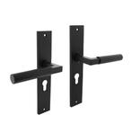 Intersteel Deurkruk Bau-Stil op schild profielcilinder 55mm, Verzenden, Nieuw