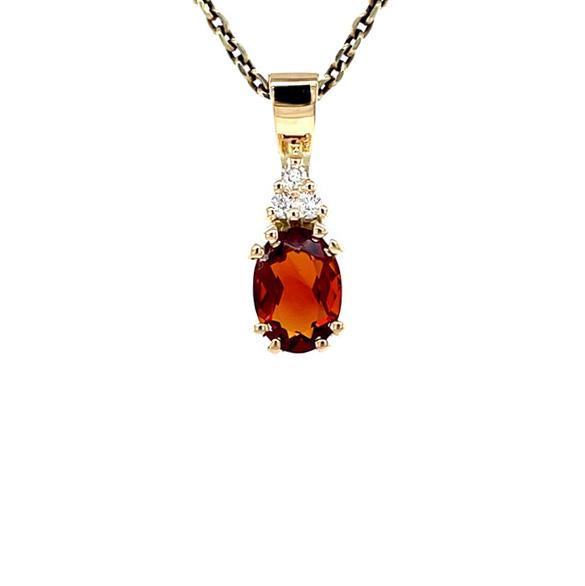 Audrey hanger 14 krt - Madeira, Sieraden, Tassen en Uiterlijk, Ringen, Nieuw, Ophalen of Verzenden