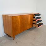 U460 sideboard met gekleurde lades, Jií Jiroutek, 150 tot 200 cm, Vintage, Ophalen of Verzenden, Zo goed als nieuw