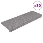 vidaXL Trapmatten zelfklevend Sisal-Look 30 st 65x21x4cm, Verzenden, Nieuw