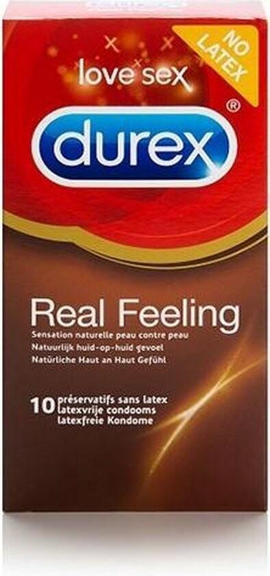 Durex Real feeling latexvrij (10st), Diversen, Verpleegmiddelen, Nieuw, Verzenden