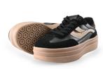 Manfield Sneakers in maat 40 Zwart | 10% extra korting, Verzenden, Zwart, Nieuw, Sneakers of Gympen