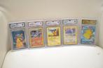 Pokémon - 5 Graded card - Pikachu - GG, Nieuw