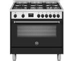 Bertazzoni MPL96L1ENET gas fornuis met 6 branders, zwart1860, Ophalen of Verzenden, Nieuw