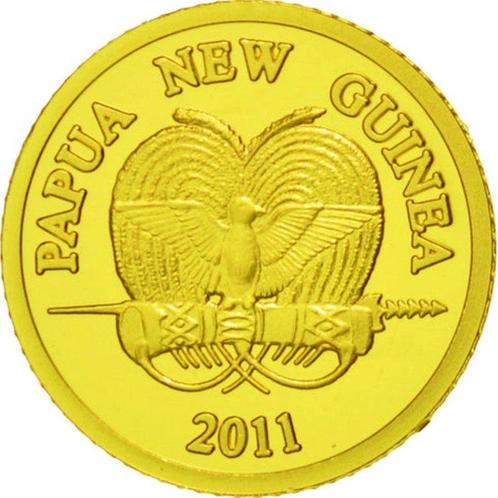 Papoea-Nieuw-Guinea. 1 Kina 2011 Birdwing Butterfly Proof, Postzegels en Munten, Munten | Europa | Niet-Euromunten