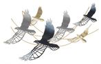 IJZEREN WANDPANEEL VOGEL CM 90,8X6,4X50,8, Huis en Inrichting, Woonaccessoires | Overige, Ophalen of Verzenden, Nieuw