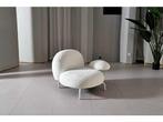 Online Veiling: 1x Design Fauteuil Wit, Nieuw