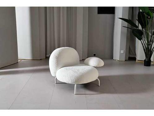 Online Veiling: 1x Design Fauteuil Wit, Huis en Inrichting, Fauteuils