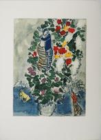 Marc Chagall (1887-1985) - Amoureux au bouquet, Antiek en Kunst